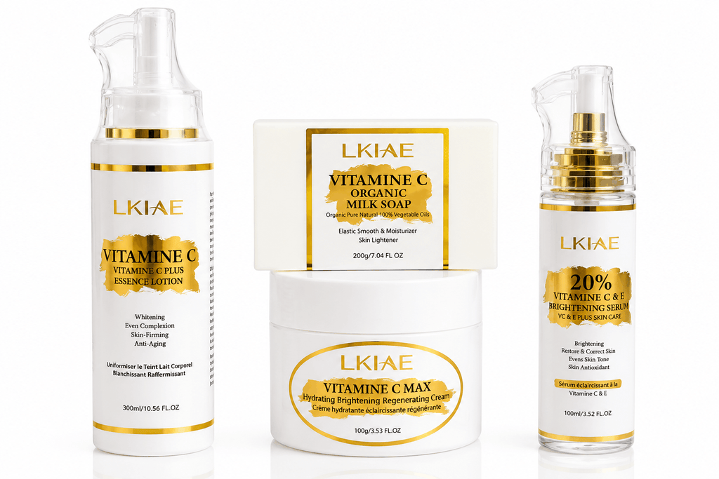 Ensemble de soins à la Vitamine C LKIAE – Routine complète éclat et hydratation