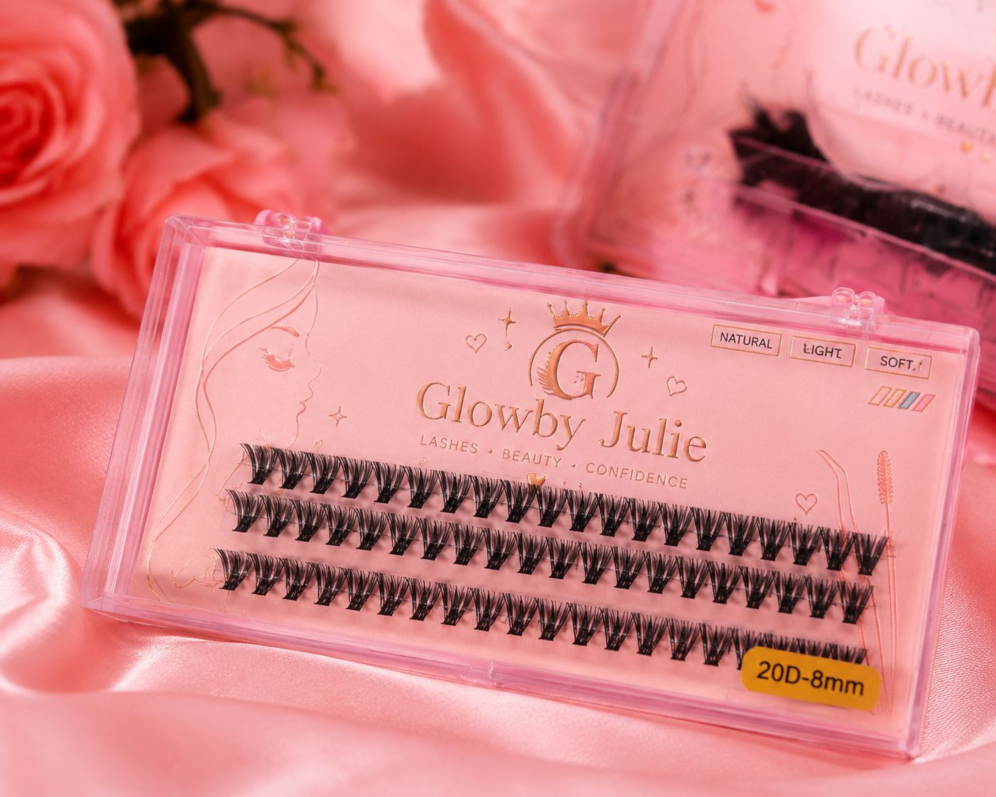 Faux cils magnétiques GlowbyJulie