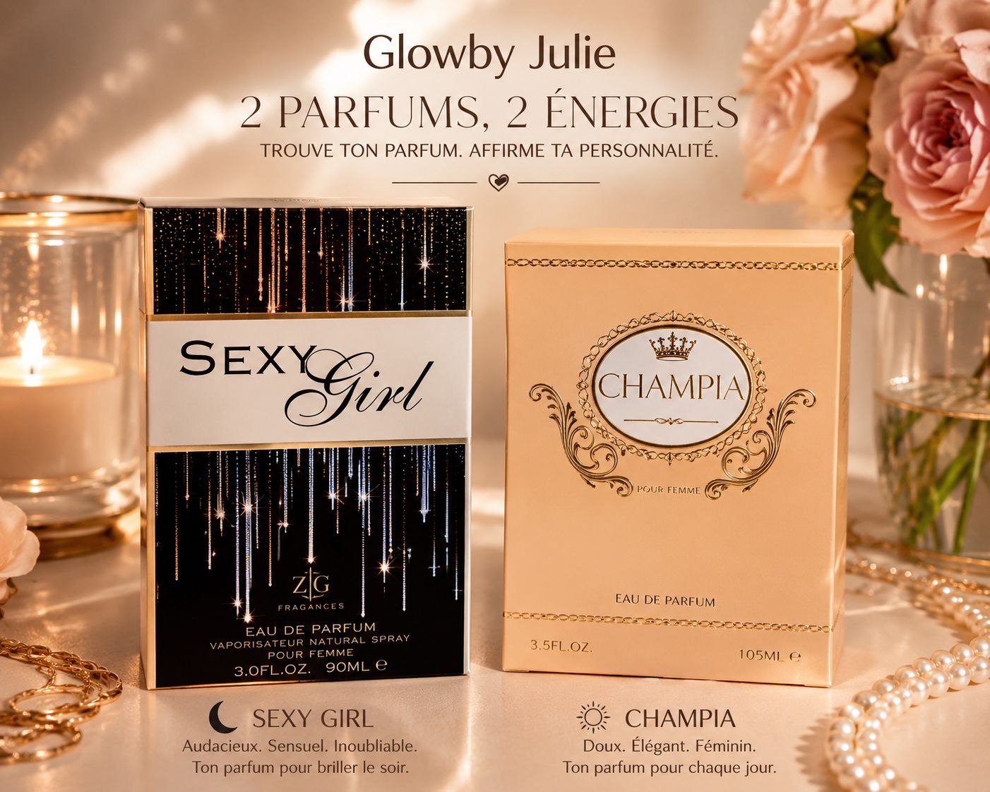 GLOWBY Julie - collection de parfums féminins