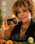 Savon au curcuma et a  l acide kojique- Glowby julie