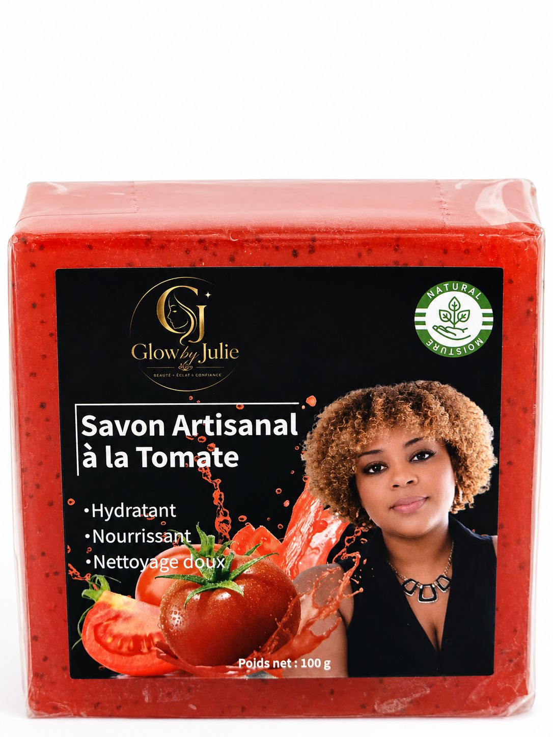 Savon Artisanal à la Tomate – Visage | Glow by Julie