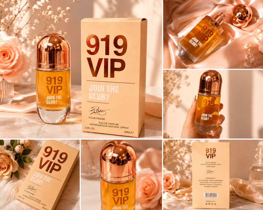 919 VIP Rose – Eau de Parfum Pour Femme 90