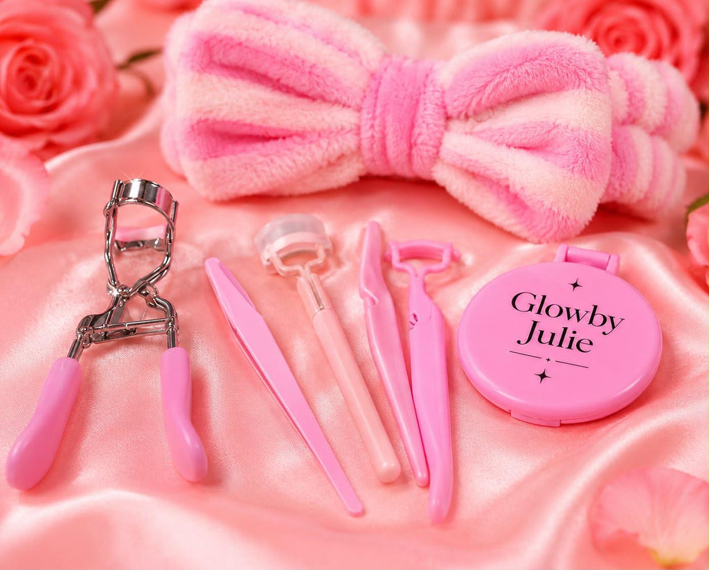 Glowby Julie – Kit Complet Extensions de Cils & Beauté Rose
